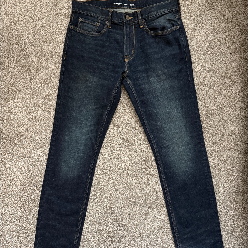Old Navy Dark Blue Skinny Jeans for Men